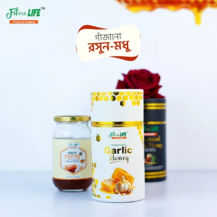 Fermented Garlic Honey-গাঁজানো রসুন মধু